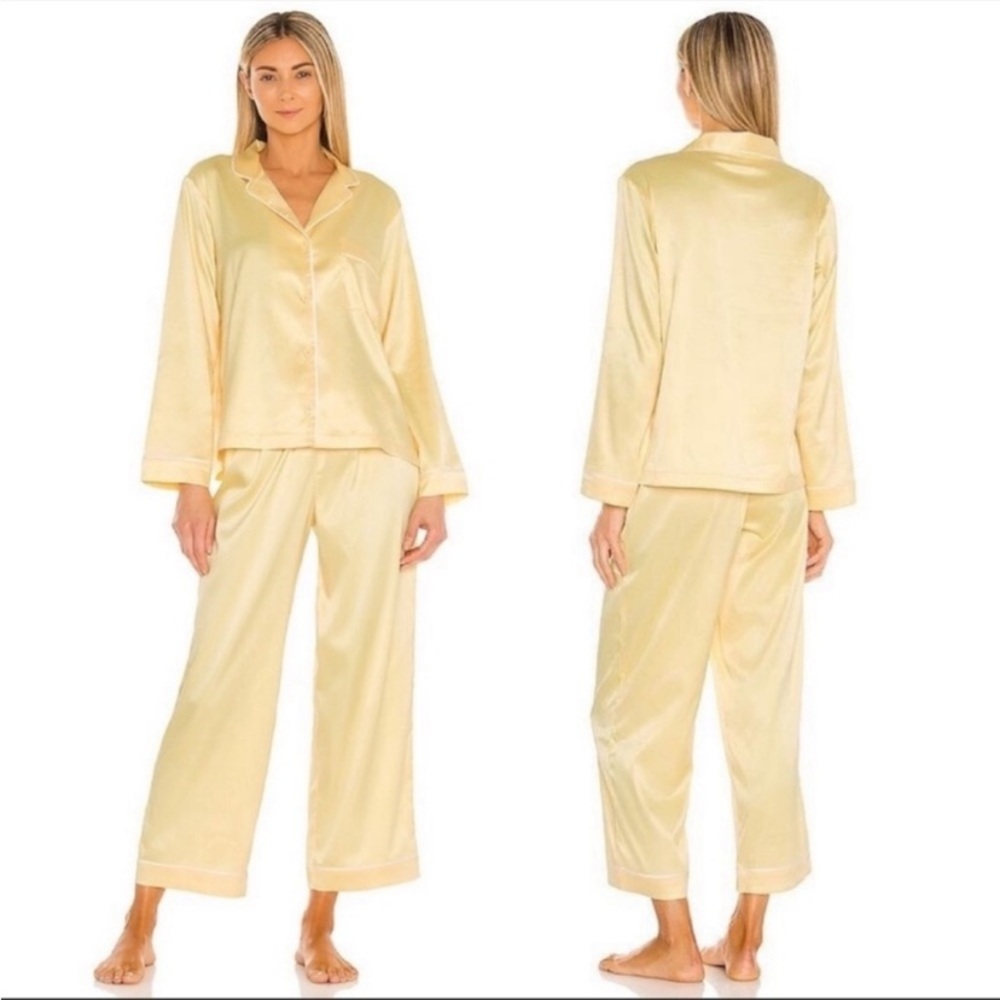 NWT Generation Love Nikki Pajama Set In Pastel Yellow XS